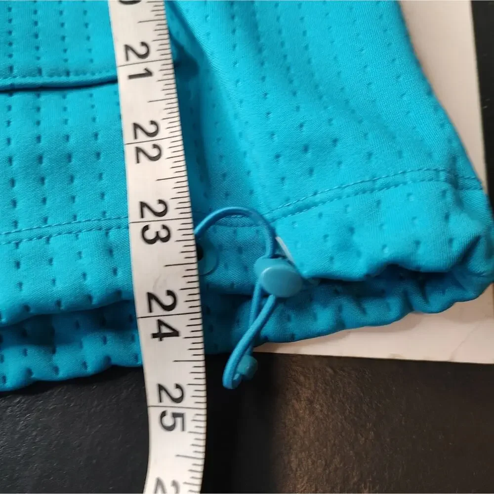 Athleta Atmosphere Anorak Fleece Lined 1/2 Zip Jacket in Flash Blue Size XS